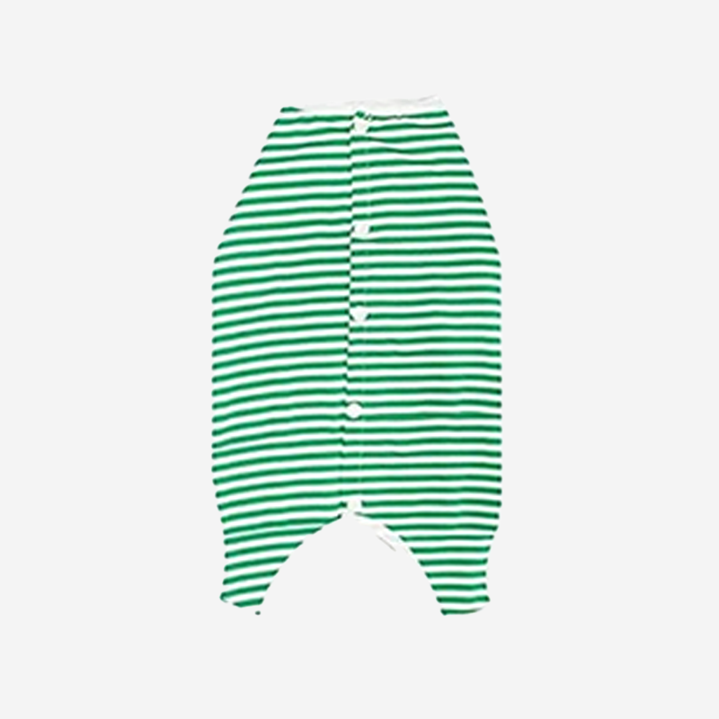 Green Striped Dog Sweater