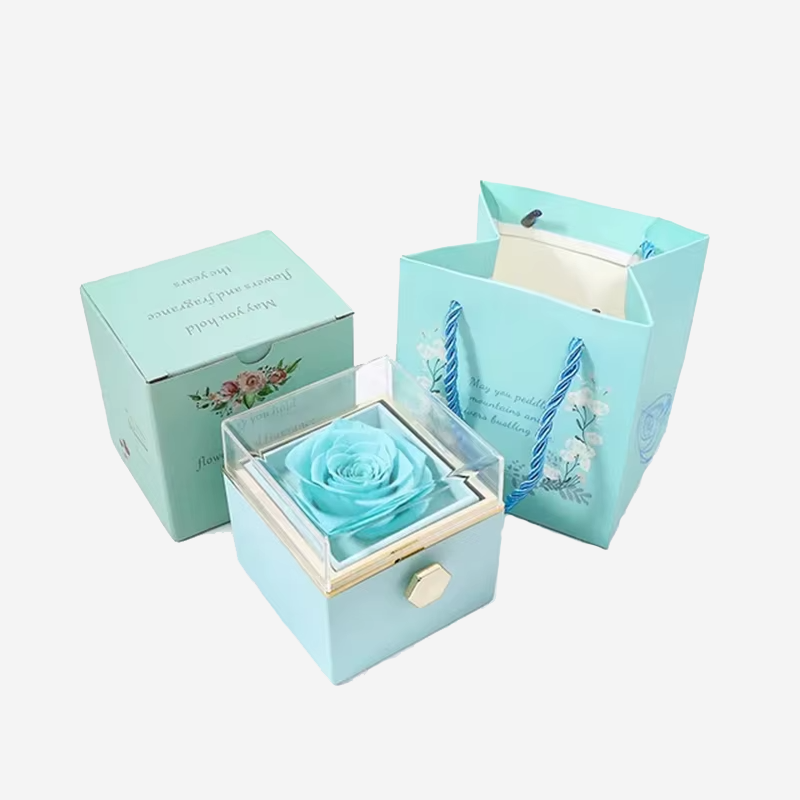 Rose Jewelry Necklace Box