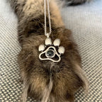 Personalized Paw Photo Necklace