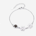 Custom Multiple Paw Pet Photo Bracelet